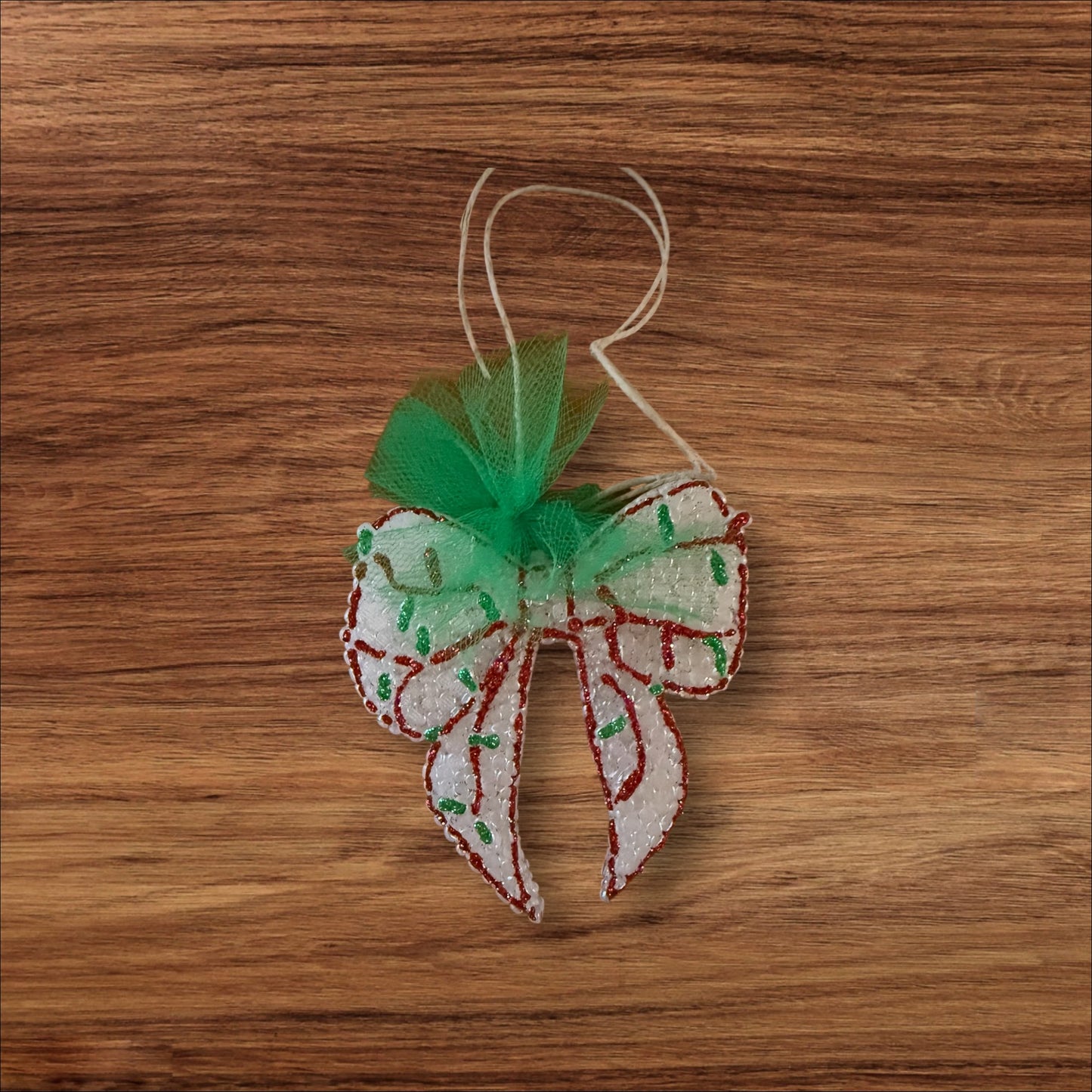 Christmas Bow with Lights