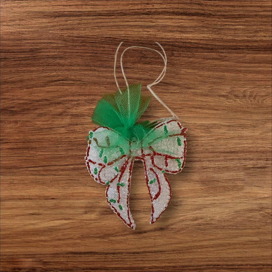 Christmas Bow with Lights
